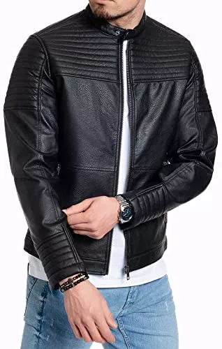 JACK & JONES Jacken JACK & JONES Herren Jcosmith Biker Jacket Jacke