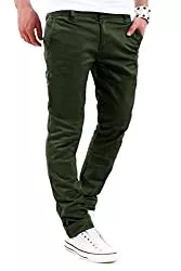 behype. Jeans behype. Herren Basic Chino Jeans-Hose Stretch Regular Slim-Fit