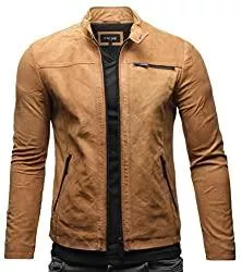 Crone Jacken Crone Epic Herren Lederjacke Cleane Basic Leder Jacke in vielen Varianten und Farben