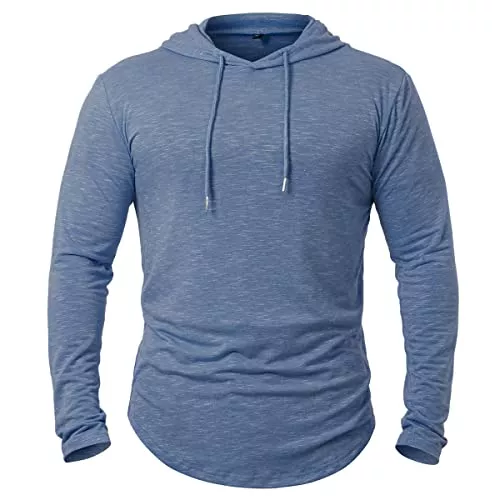 CARWORNIC Kapuzenpullover CARWORNIC Herren Kapuzenpullover Hoodie Langarm Shirts Sportshirt Für Herren Schwarzer Weißer Outdoor Sweatshirt mit Kapuze
