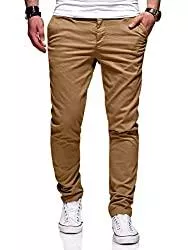 behype. Jeans behype. Herren Basic Chino Jeans-Hose Stretch Regular Slim