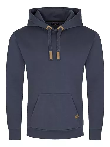 DENIMFY Kapuzenpullover DENIMFY Hoodie Herren Regular Fit DFIvo Kapuzenpullover Pullover Beige Blau Navy Schwarz Grün Grau S M L XL XXL 3XL 4XL 5XL