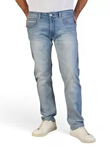 Replay Jeans Replay Jeans Herren Stretch Straight Fit Grover Jeanshose Hose Denim Blau 29 30 31 32 33 34 36 38 40