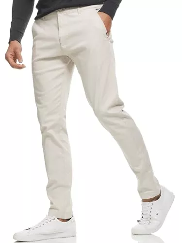 Indicode Hosen Indicode Herren INKellen Chinohose mit 4 Taschen | Stretch Hose Herrenhose für Männer