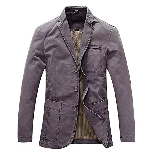 Allthemen Blazer Allthemen Herren Sakko Sportlich Slim Fit Sportsakko Freizeit Sakko Schwarz Jackett Used Look