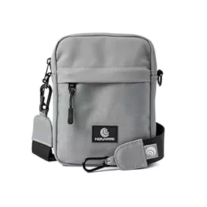 Nouvari Taschen & Rucksäcke Nouvari Umhängetasche Herren Damen Kleine Schultertasche Herrentasche Zum Umhängen Wasserabweisende Crossbody Bag mit Handyfach Messenger Bag für Alltag Reisen Freizeit Büro