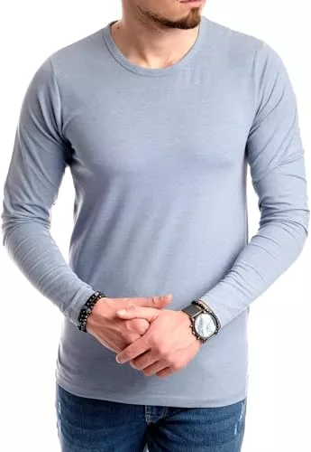 JACK & JONES Langarmshirts JACK & JONES Herren Longsleeve JJEBasic O-Neck Langarm-Shirt
