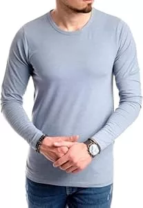 JACK & JONES Langarmshirts JACK & JONES Herren Longsleeve JJEBasic O-Neck Langarm-Shirt