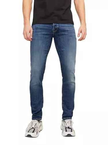 JACK & JONES Jeans JACK & JONES Herren Jeans JJIGLENN JJFOX 50SPS CB 036 - Slim Fit Blau Blue Denim