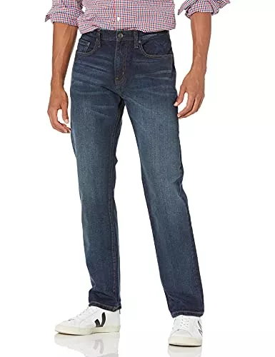 Amazon Essentials Jeans Amazon Essentials Herren Stretchjeans, athletische Passform