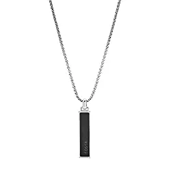 Fossil Schmuck Fossil Herren Halskette aus Edelstahl mit Anhänger aus Edelstahl