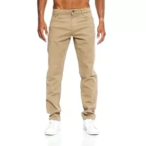 JEEL Jeans JEEL Herren-Jeans - Regular-Fit Straight-Cut - Stretch - Jeans-Hose Basic Washed