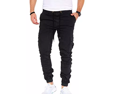 Styleko Hosen Styleko Cargohose Herren Cargohose aus Baumwolle Outdoorhose männer verwaschen Cargohose Chino Hose Sporthose Freizeithose Jogging treckking Casual Hose |6 Taschen 8001