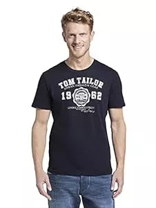 TOM TAILOR T-Shirts TOM TAILOR Herren T-Shirt mit Logo-Print