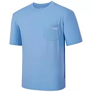 Bassdash T-Shirts Bassdash Herren UPF 50+ Sonnenschutz Kurzarm T-Shirt Sommer Leicht Schnelltrocknend Funktionsshirt UV Sport Tee Angeln Wandern Kajakfahren Sportshirts