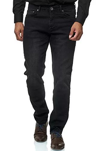 JEEL Jeans JEEL Herren-Jeans - Regular-Fit Straight-Cut - Stretch - Jeans-Hose Basic Washed