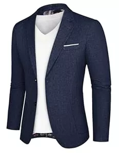 PJ PAUL JONES Blazer PJ PAUL JONES Sakko Herren Sportlich Regular Fit Freizeit Blazer 2 Knöpfe Business Anzugjacke