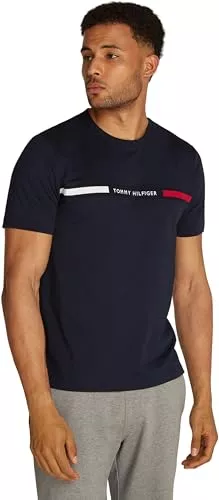 Tommy Hilfiger T-Shirts Tommy Hilfiger Herren T-Shirt Rundhalsausschnitt