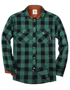 TARAINYA Hemden TARAINYA Flanellhemd Herren Langarm Kariertes Karohemd Holzfällerhemd Oktoberfest mit Tasche Regular Fit