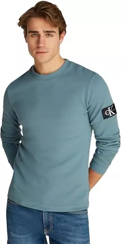 Calvin Klein Langarmshirts Calvin Klein Herren Langarm Strickoberteile