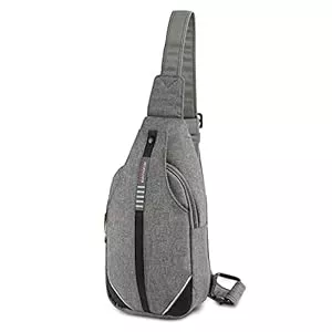 WATERFLY Taschen & Rucksäcke WATERFLY Anti-Diebstahl Sling Bag für Damen und Herren Brusttasche Hippie Crossbody Bag Multipurpose Daypack