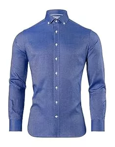 Vincenzo Boretti Hemden Vincenzo Boretti Hemd, Slim-fit/tailliert, Twill - bügelfrei