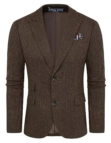 PJ PAUL JONES Blazer PJ PAUL JONES Sakko Herren Regular Fit British Blazer 2 Knöpfe Modern Business Jackett Blazer