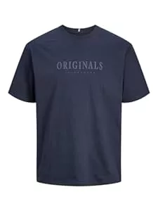 JACK & JONES T-Shirts JACK & JONES Male T-Shirt Gedruckt Rundhalsausschnitt T-Shirt