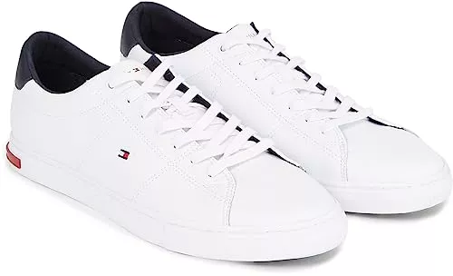 Tommy Hilfiger Sneaker & Sportschuhe Tommy Hilfiger Herren Vulcanized Sneaker Essential Leather Detail Vulc Schuhe