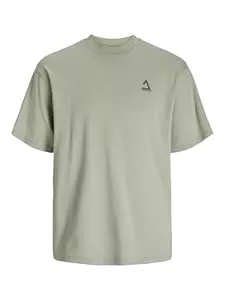 JACK & JONES T-Shirts JACK & JONES Male T-Shirt Gedruckt Rundhals T-Shirt