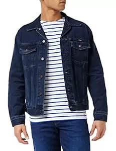 Wrangler Jacken Wrangler Herren Authentic Jacket Coalblue Stone Jeansjacke