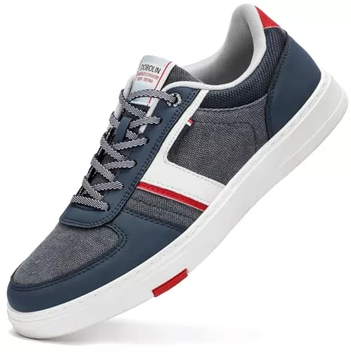DOBOLIN Sneaker & Sportschuhe DOBOLIN Herren Sneaker Cowboys Shoes Schuhe Business Freizeitschuhe Leichte Trainers Sportschuhe für Walking Business Sport Größe 40-46