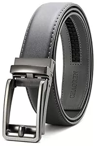 CHAOREN Gürtel CHAOREN Ledergürtel Herren – Automatik Gürtel Herren ohne Löcher für Anzug und Freizeit (Breit 35mm)