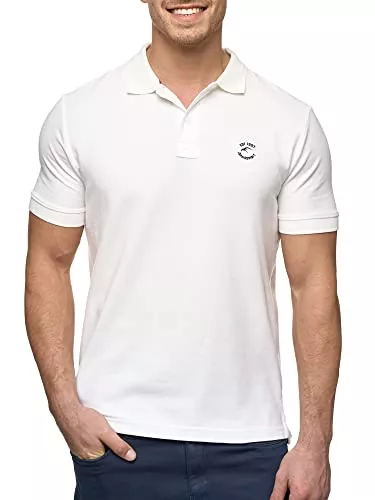 Indicode Poloshirts Indicode Herren Wadim Poloshirt aus Baumwolle | Herrenpoloshirt Polokragen Baumwollshirt