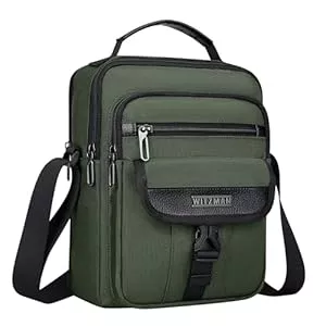 WITZMAN Taschen & Rucksäcke WITZMAN Umhängetasche Herren Tasche Umhängen 8L Leicht Crossbody Shoulder Bags Herren Schultertasche für Geschäftsreisen