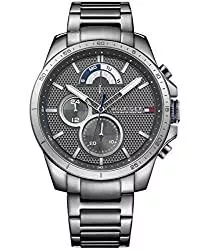 Tommy Hilfiger Uhren Tommy Hilfiger Herren Analog Quarz Uhr mit Edelstahl beschichtet Armband 1791347