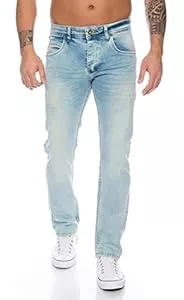 Rock Creek Jeans Rock Creek Herren Jeans Hose Denim Stretch Regular Fit Jeanshose Stonewashed W29-W44