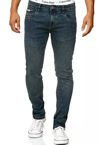 Indicode Jeans Indicode Herren Texas Jeanshose aus Baumwoll-Mischung mit Stretch | Denim Herrenjeans