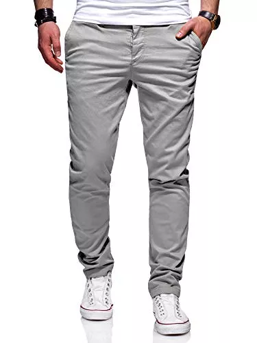 behype. Hosen behype. Herren Basic Chino Jeans-Hose Stretch Regular Slim-Fit 80-0310