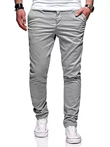 behype. Hosen behype. Herren Basic Chino Jeans-Hose Stretch Regular Slim-Fit 80-0310