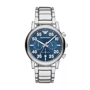 EMPORIO ARMANI Uhren Emporio Armani Herren Chronograph Quarz Smart Watch Armbanduhr mit Edelstahl Armband AR11132