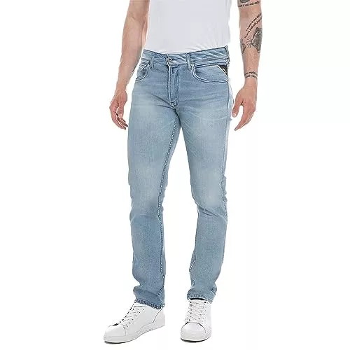 Replay Jeans Replay Herren Jeans Grover Straight-Fit mit Comfort Stretch