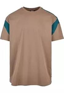 Urban Classics T-Shirts Urban Classics Herren T-Shirt Active Tee, zweifarbiges Oberteil für Männer, kurzarm, erhältlich in 3 Farben, Größen S - 5XL