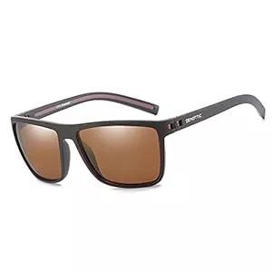ZENOTTIC Sonnenbrillen & Zubehör ZENOTTIC Polarisierte Sonnenbrille Herren Leichte TR90 Rahmen UV400 Schutz Quadrat Sonnenbrillen