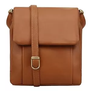 Lloyd Baker Taschen & Rucksäcke Lloyd Baker Umhängetasche aus echtem Leder, weiche Schultertasche mit verstellbarem Riemen, kompakte Größe mit mehreren Fächern, RAISA