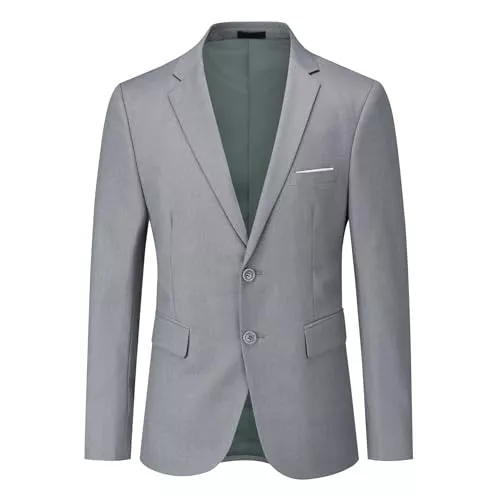 Allthemen Blazer Allthemen Sakko Herren Slim Fit Anzugjacke Business Blazer 2 Knöpfe Sakko für Hochzeit Freizeit