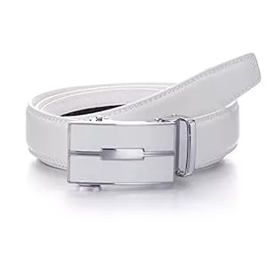 YEHMAN Gürtel YEHMAN Herren Ratsche Automatik Leder Gürtel ohne Löcher mit Automatikschließe 3 cm Breite verstellbare grösse für Männer.