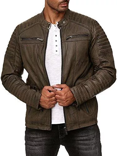 Redbridge Jacken Redbridge Herren Jacke Übergangsjacke Bikerjacke Freizeitjacke Gesteppt