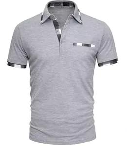 GLESTORE Poloshirts GLESTORE Poloshirt Herren Kurzarm Golf PoloHemd Männer Poloshirts Sommer Polo Hemden T Shirt