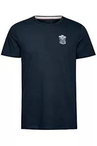 b BLEND T-Shirts Blend BHAbraham Herren T-Shirt Kurzarm Shirt mit Print und Rundhals-Ausschnitt aus 100% Baumwolle